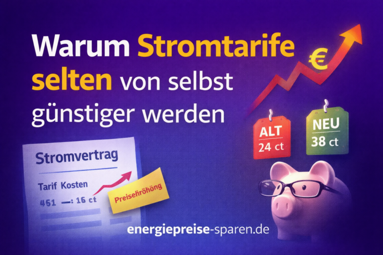 Stromtarif wird automatisch teurer